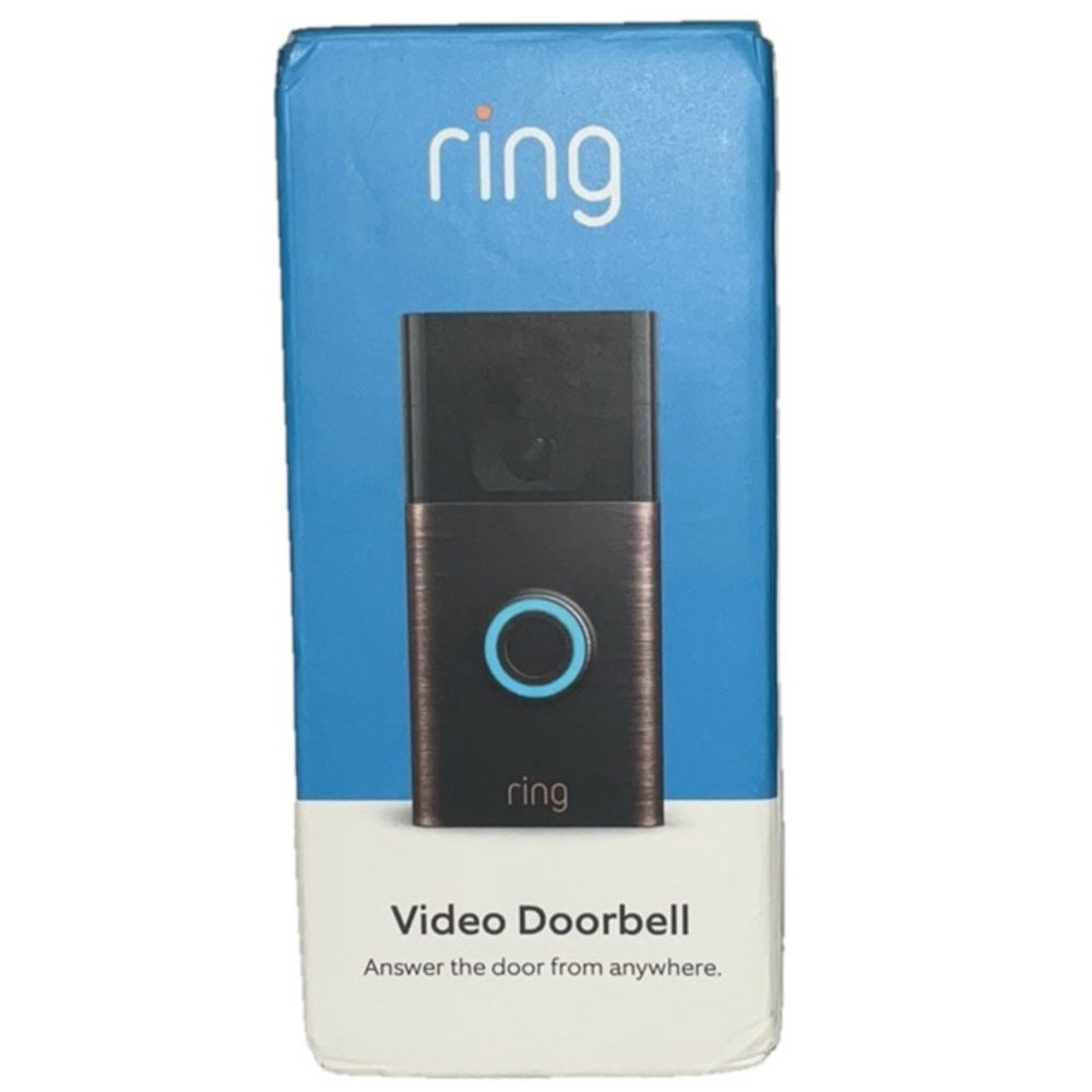 NEW RING Video Battery Doorbell, Head-to-Toe Video Live View with Two-Way Talk
